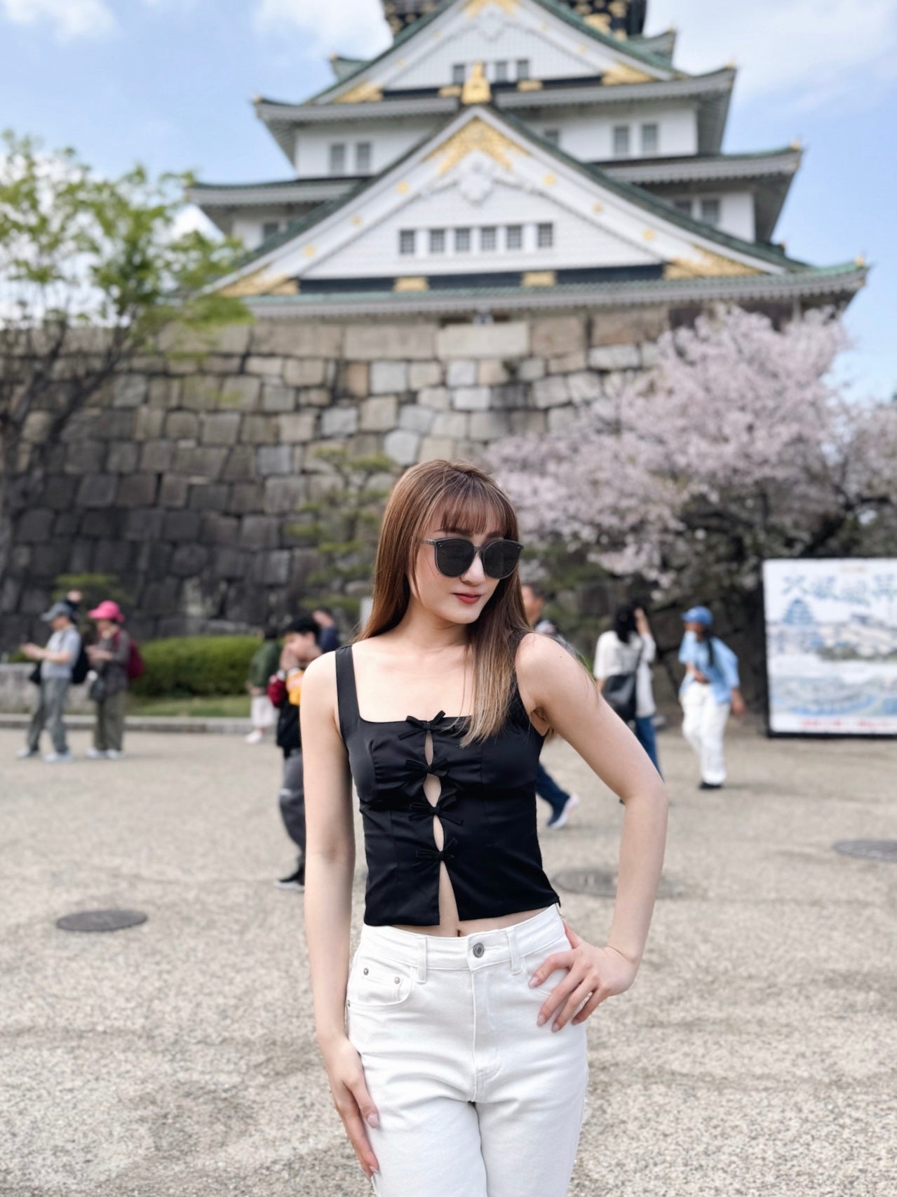 Renaissance Satin Ribbon Tank Top