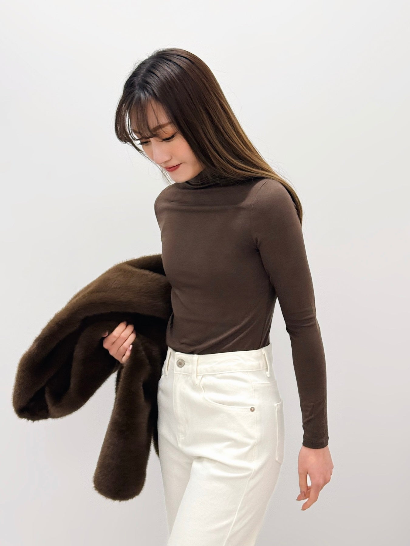 Core Luxe Turtleneck Long Sleeve