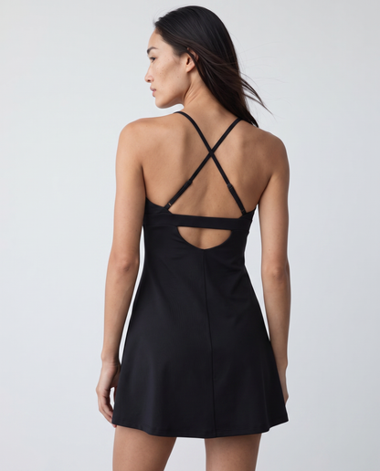 Portofino V-neck Padded Dress