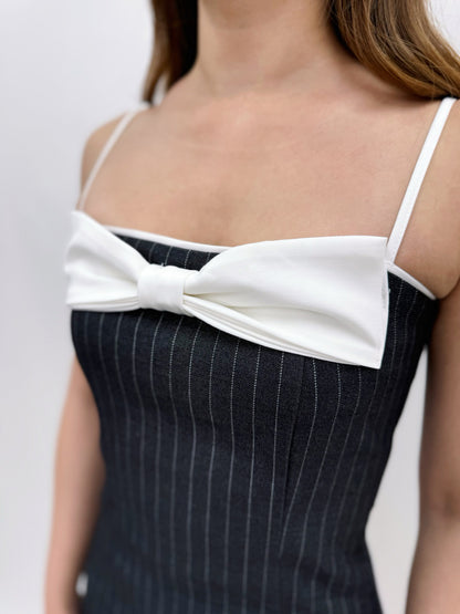 Suit Up Ribbon Dress