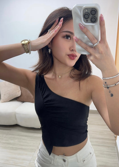 Extrovert One-shoulder Padded Top