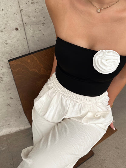 Camellia Padded Tube Top