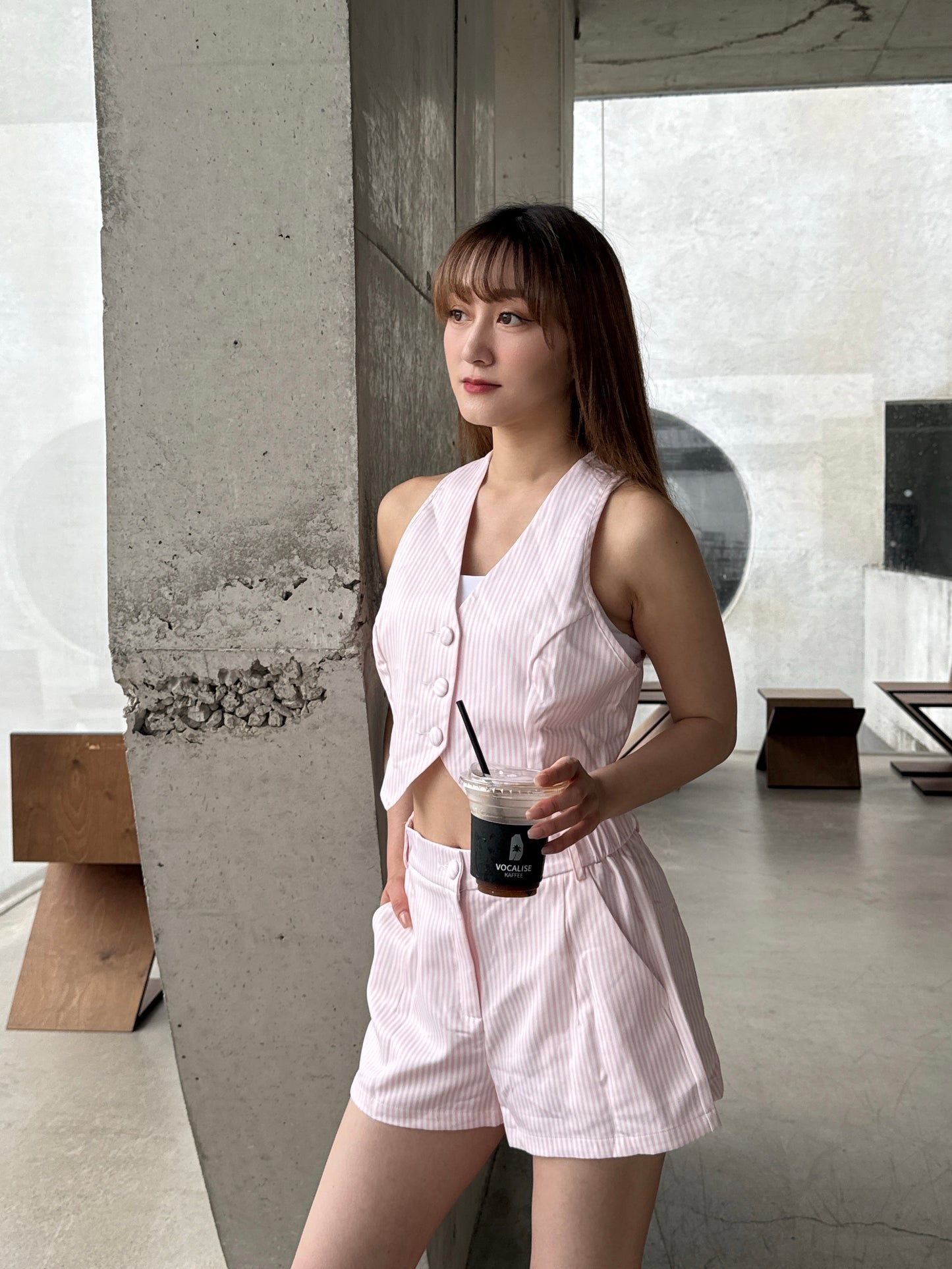 Peony Waistcoat / Short Set