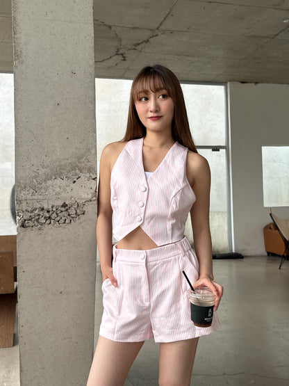 Peony Waistcoat / Short Set