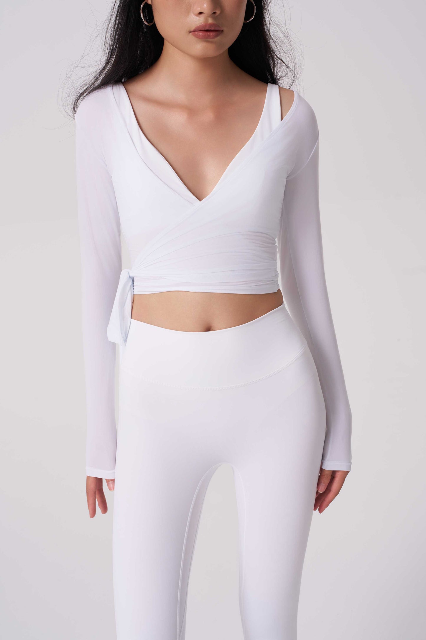 Ballerina Silky Wrap Long-sleeve