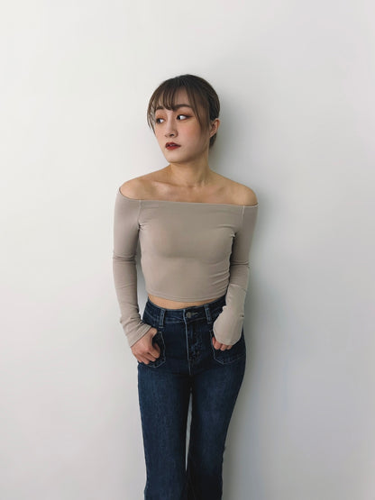 Glee Off Shoulder Crop Top