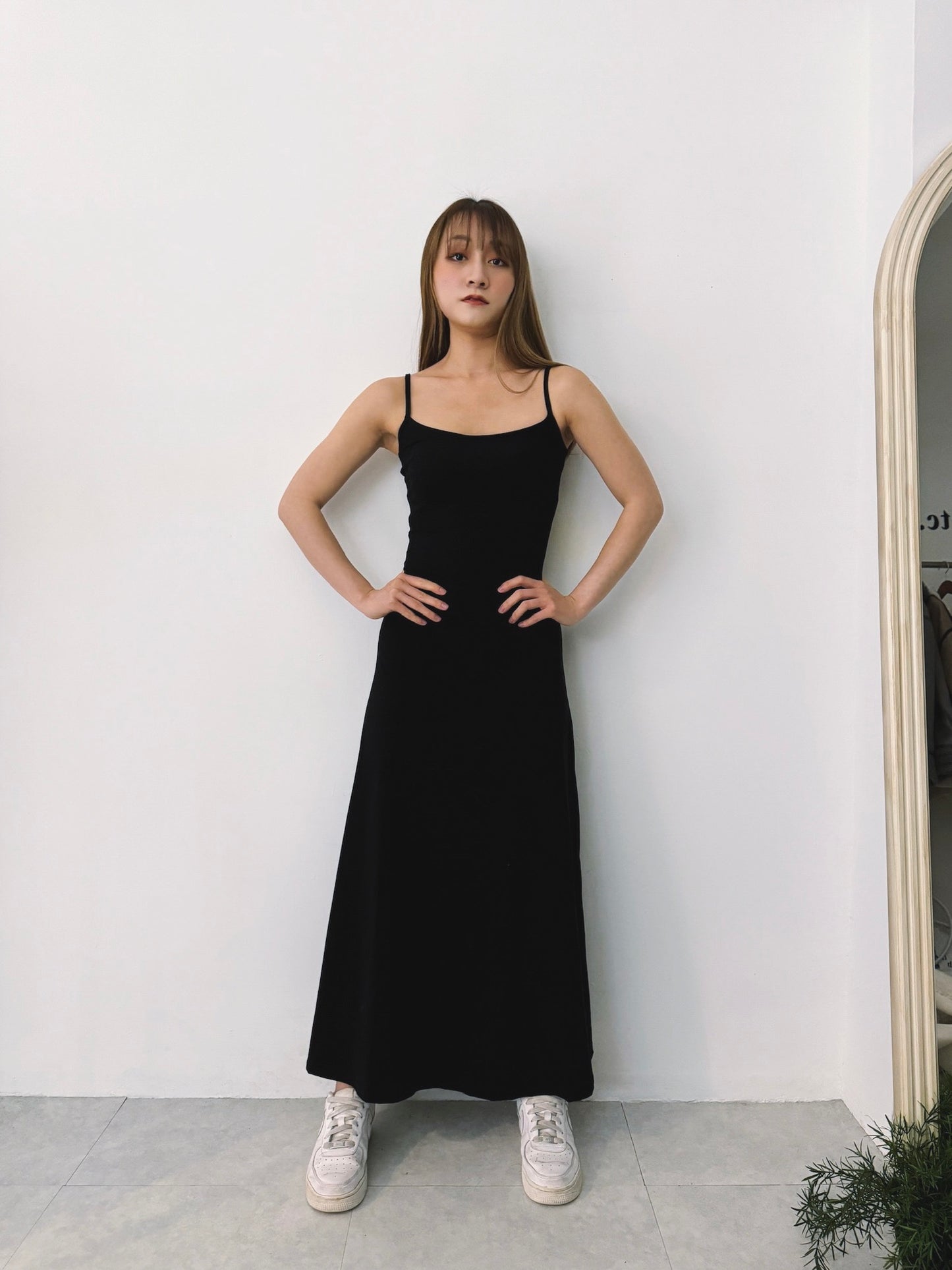 High Shine Maxi Tank Dress