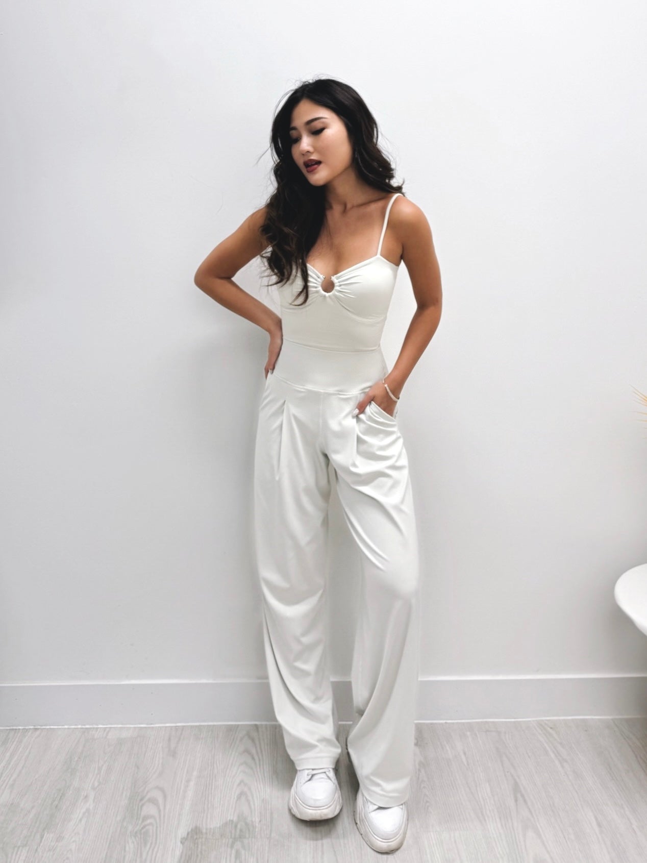 Off Duty Wide-leg Athleisure Pants