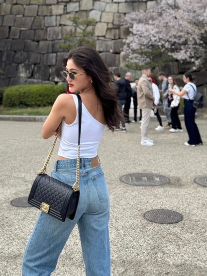 Extrovert One-shoulder Padded Top