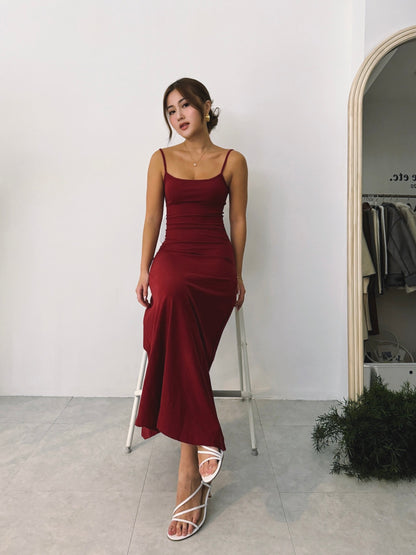 High Shine Maxi Tank Dress