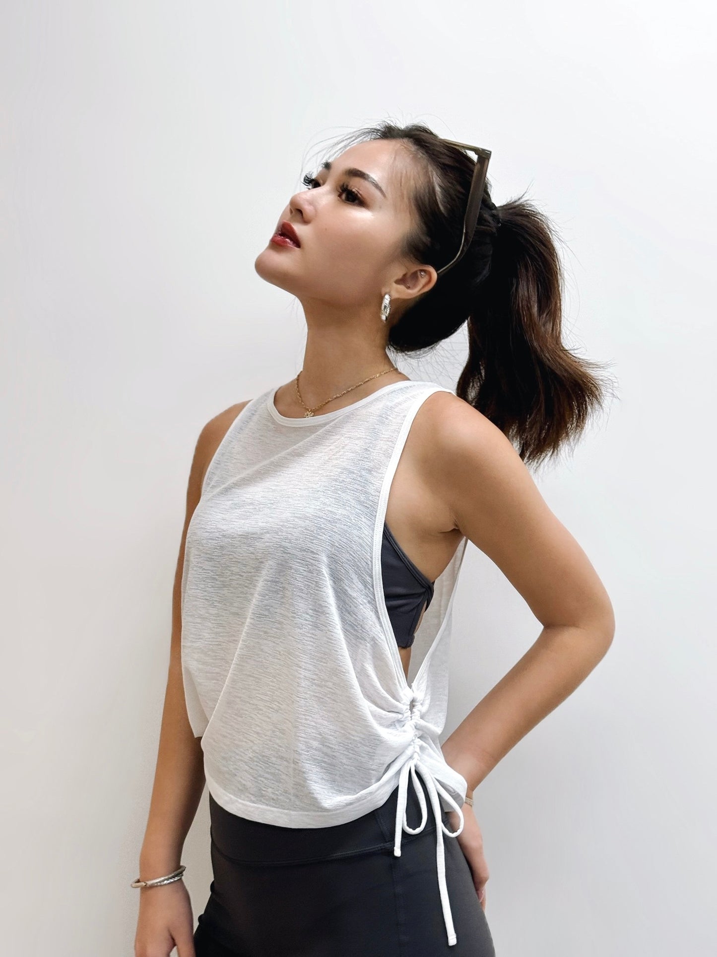 Sheer Glow Coverup Tank Top