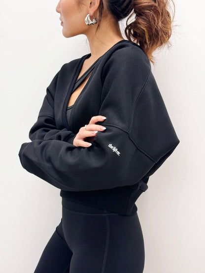 Sweat Shine V-neck Pullover