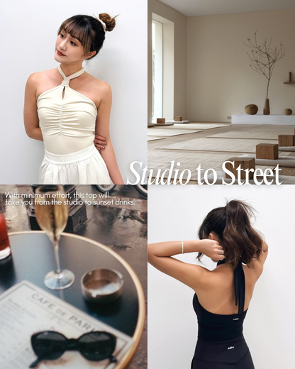 Cheer Leader Halterneck Padded Top