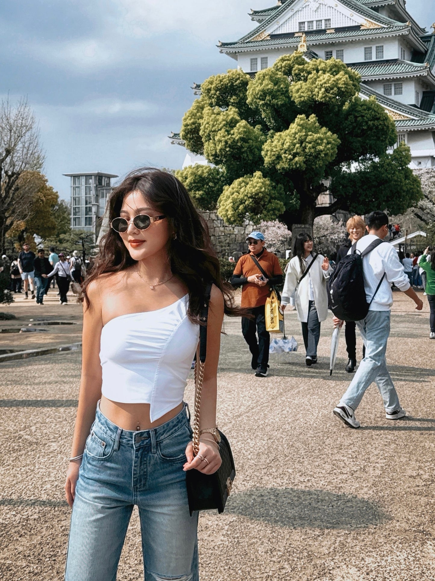 Extrovert One-shoulder Padded Top