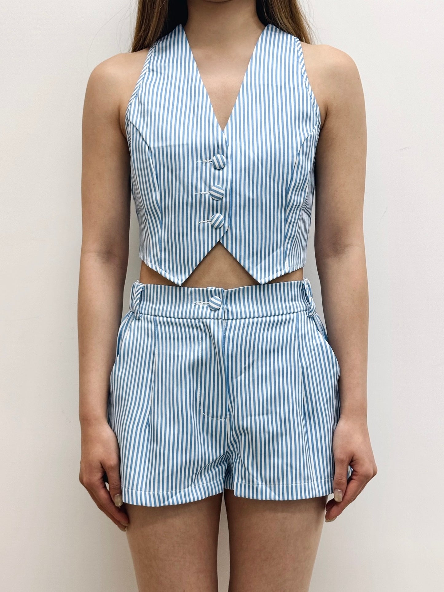 Peony Waistcoat / Short Set