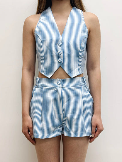 Peony Waistcoat / Short Set