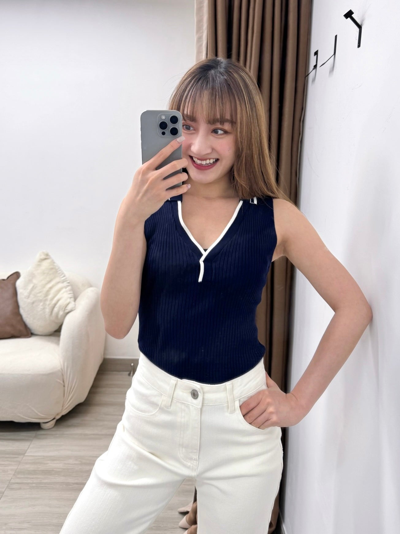 Racquet Polo Knitted Tank