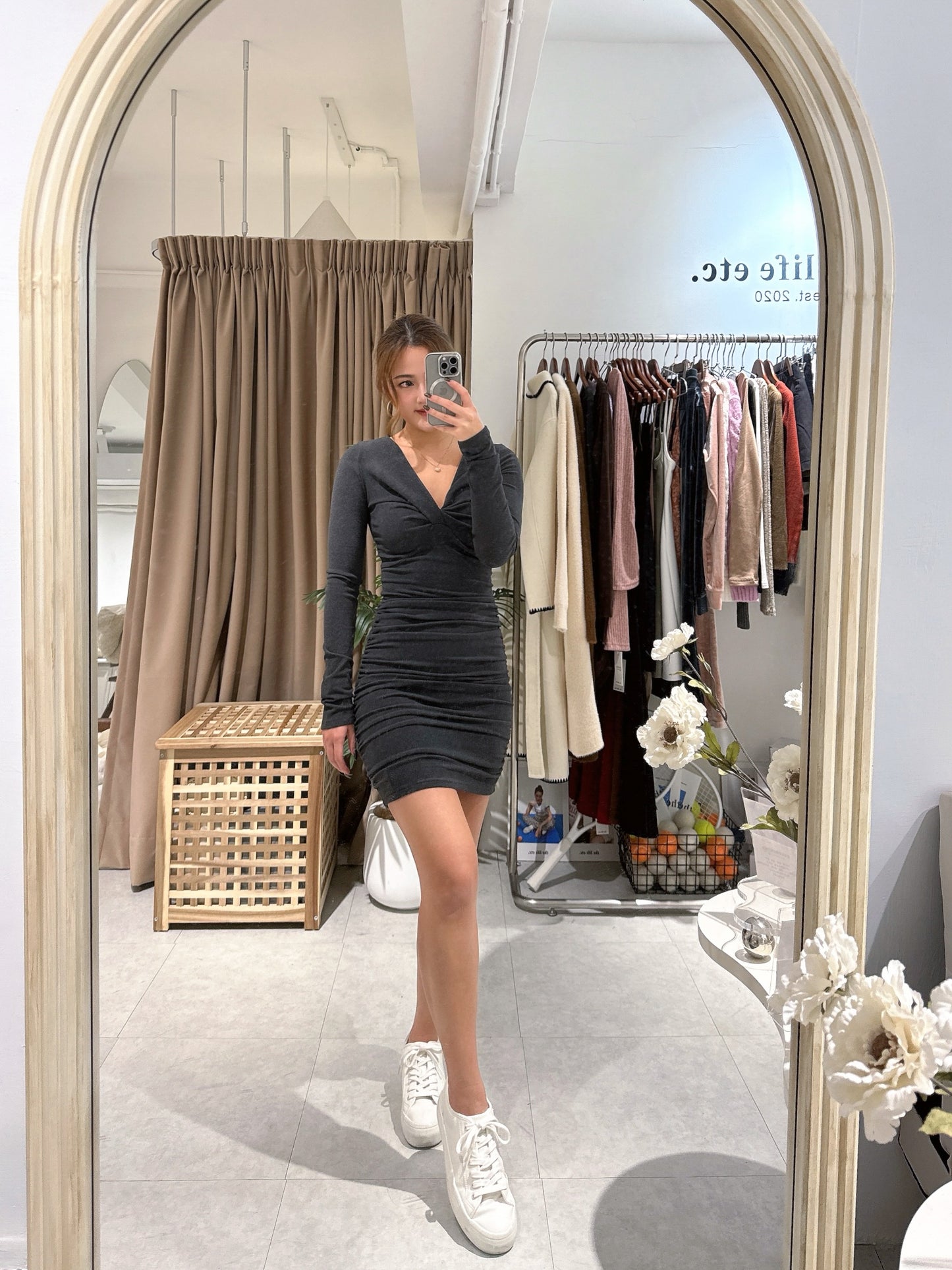 Madison Ruched Bodycon Dress