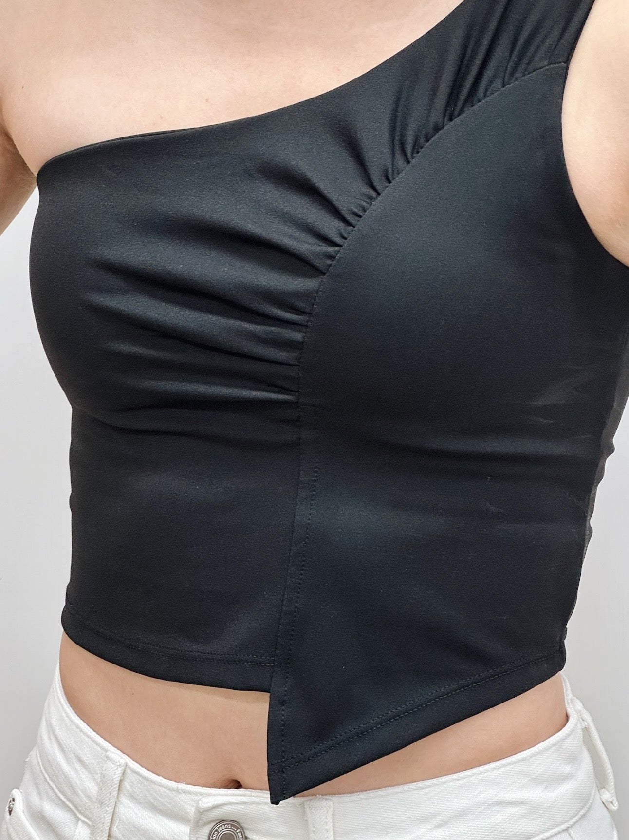 Extrovert One-shoulder Padded Top