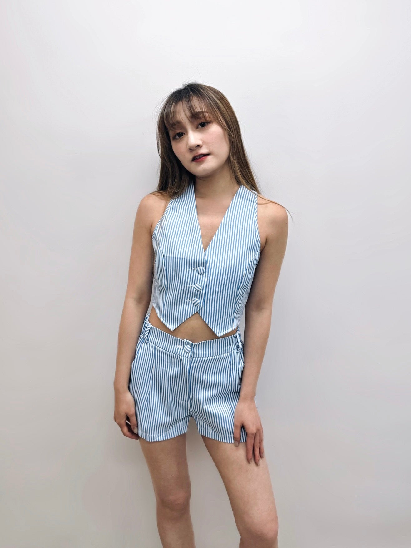 Peony Waistcoat / Short Set