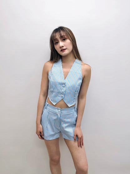 Peony Waistcoat / Short Set