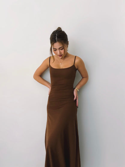 High Shine Maxi Tank Dress
