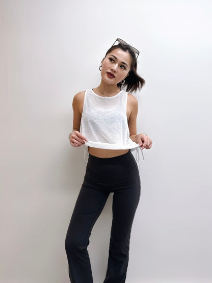 Sheer Glow Coverup Tank Top