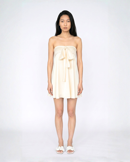 Marina Silky Ribbon Tube Dress