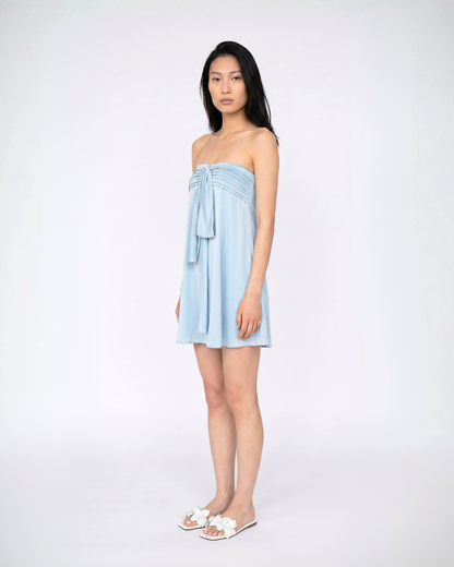 Marina Silky Ribbon Tube Dress