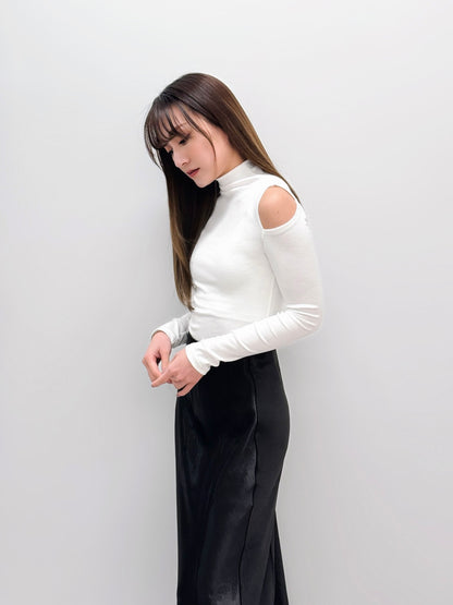 Calla Midi Satin Skirt