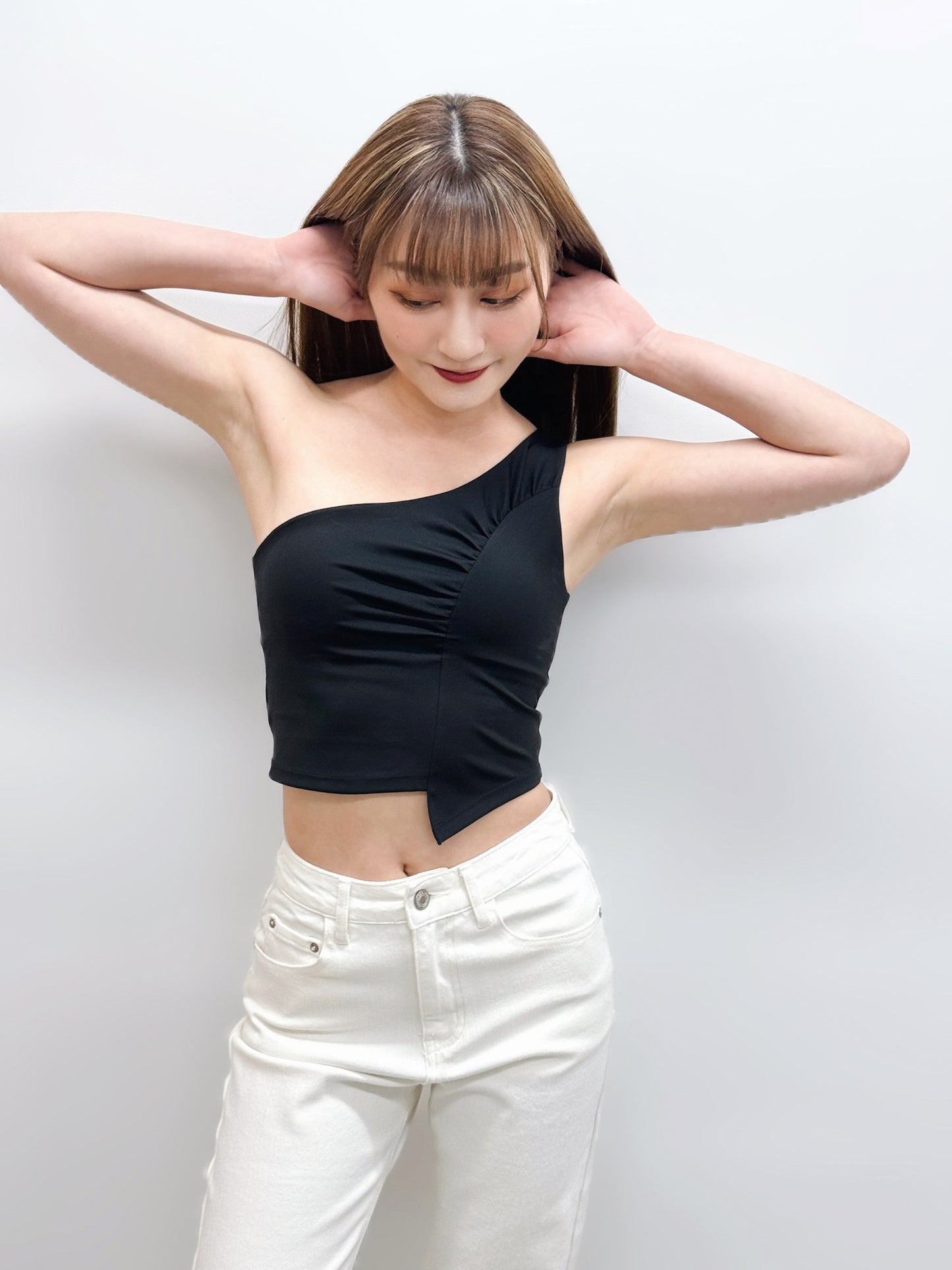 Extrovert One-shoulder Padded Top