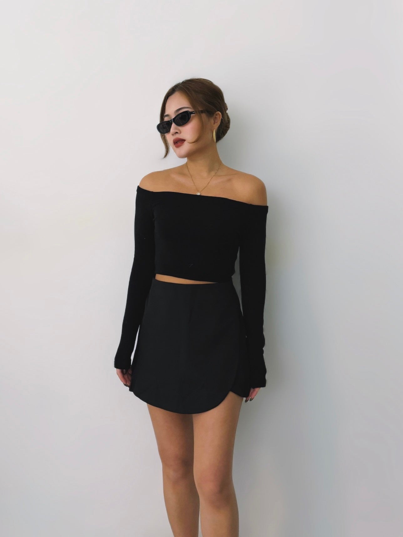 Glee Off Shoulder Crop Top