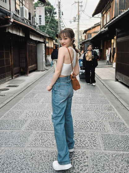 Explorer Destroyed Straight-leg Jeans