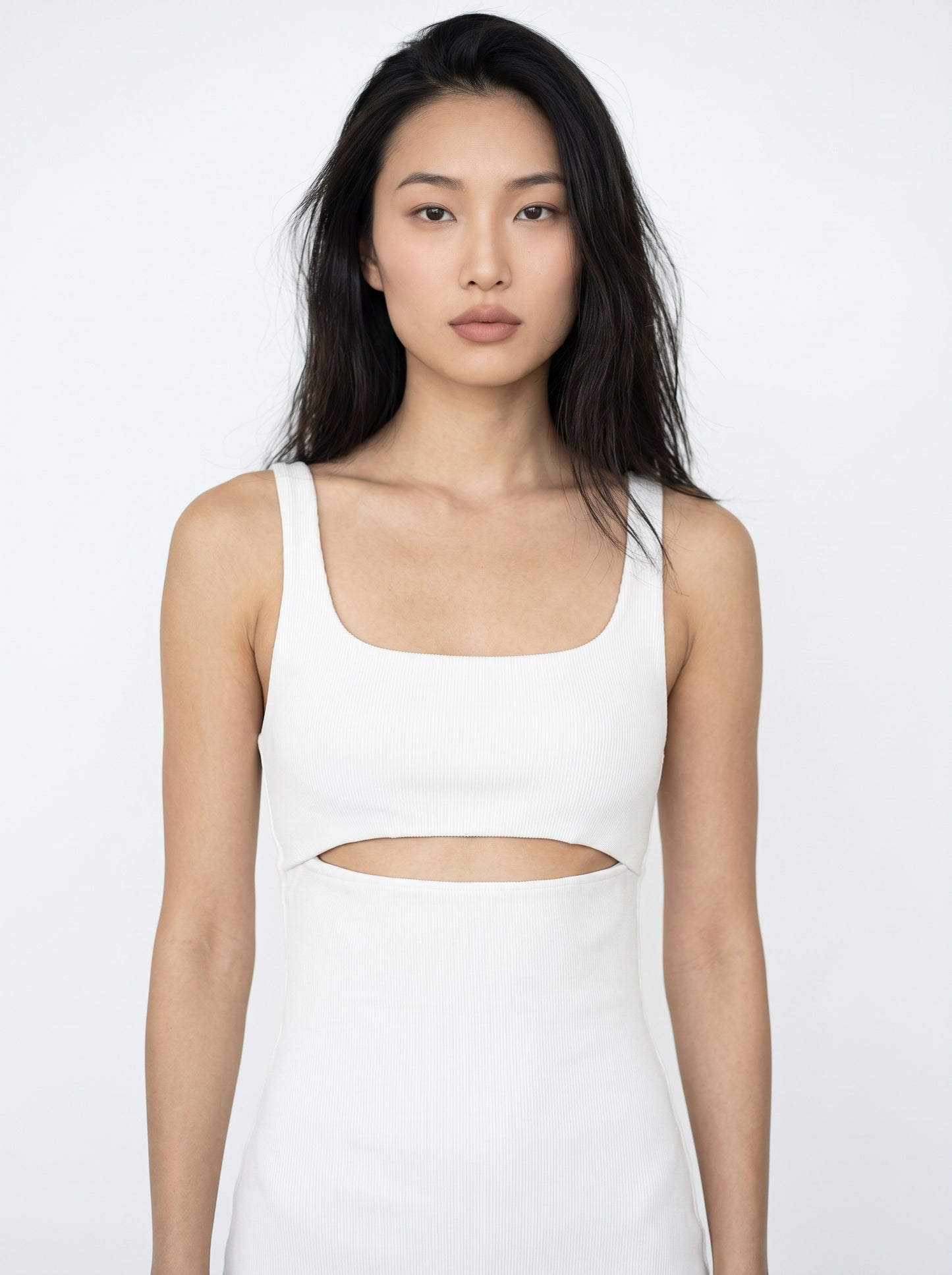 Courtside Underbust-slit Padded Dress