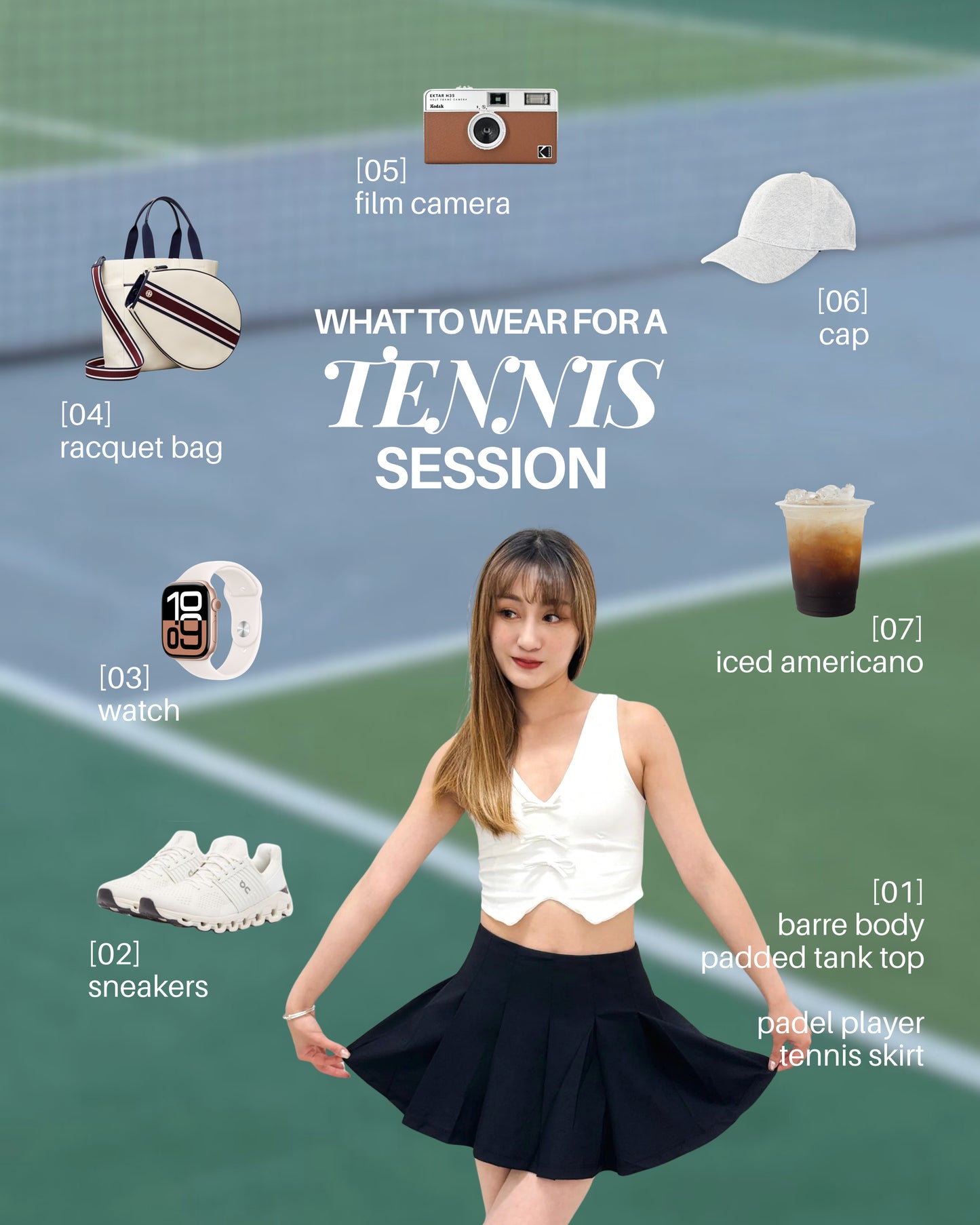 Padel Player Tennis Skirt