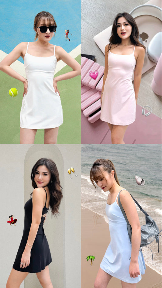 Sport Star Padded Tank Dress