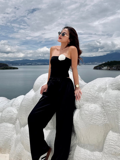 Camellia Padded Tube Top