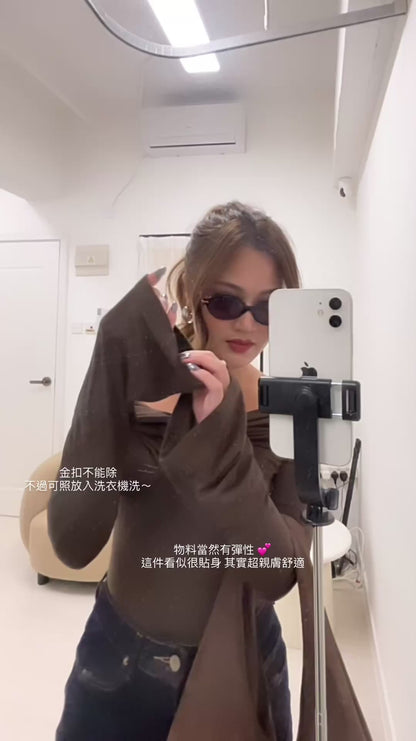 Crescent Off-shoulder Top