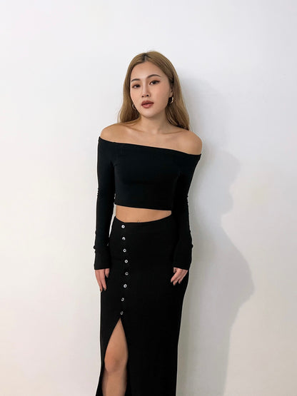 Glee Off Shoulder Crop Top