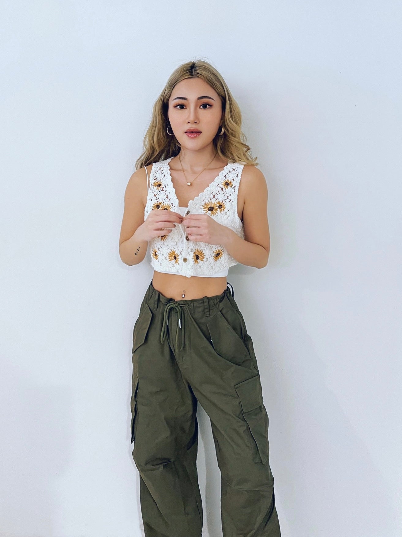 Kesha Crochet Tank Top