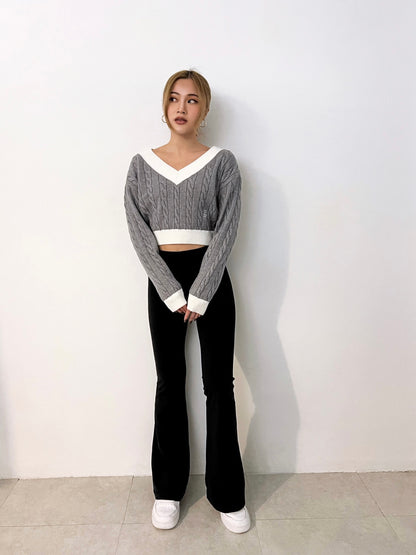 TLE College Crop Sweater