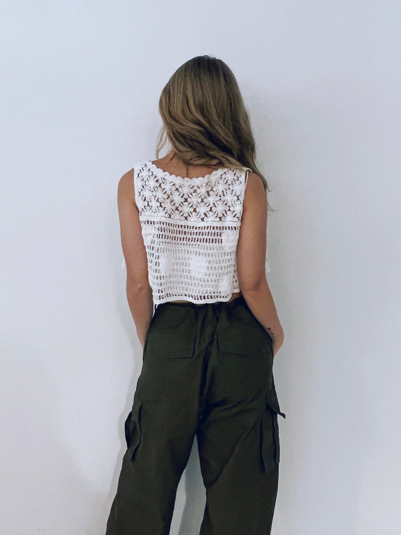 Kesha Crochet Tank Top