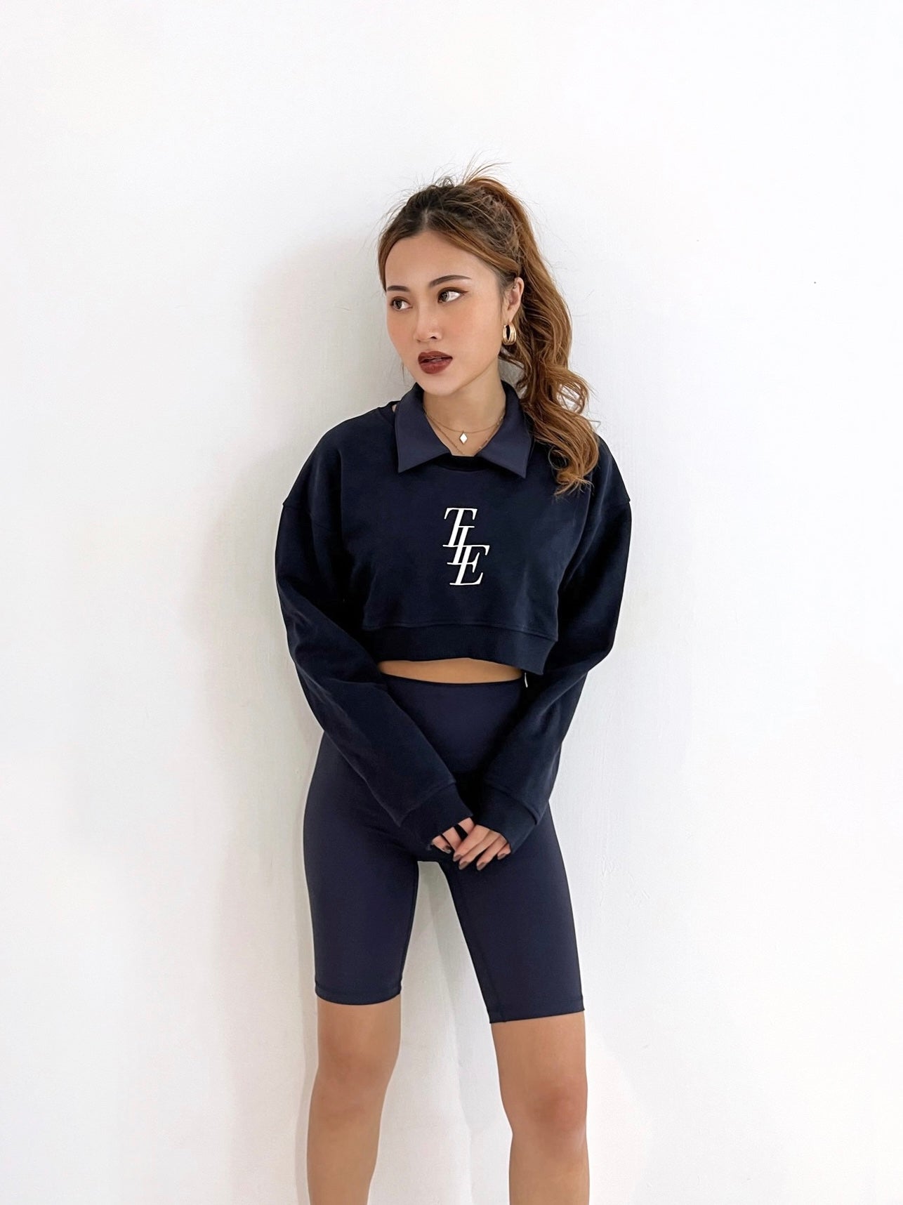 Logo Crop Sweatshirt