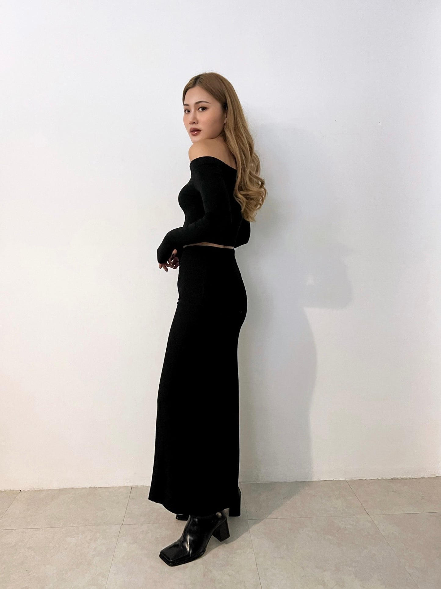 Glee Off Shoulder Crop Top