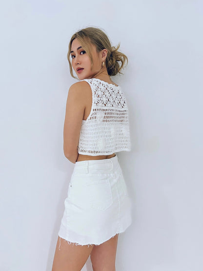 Kesha Crochet Tank Top