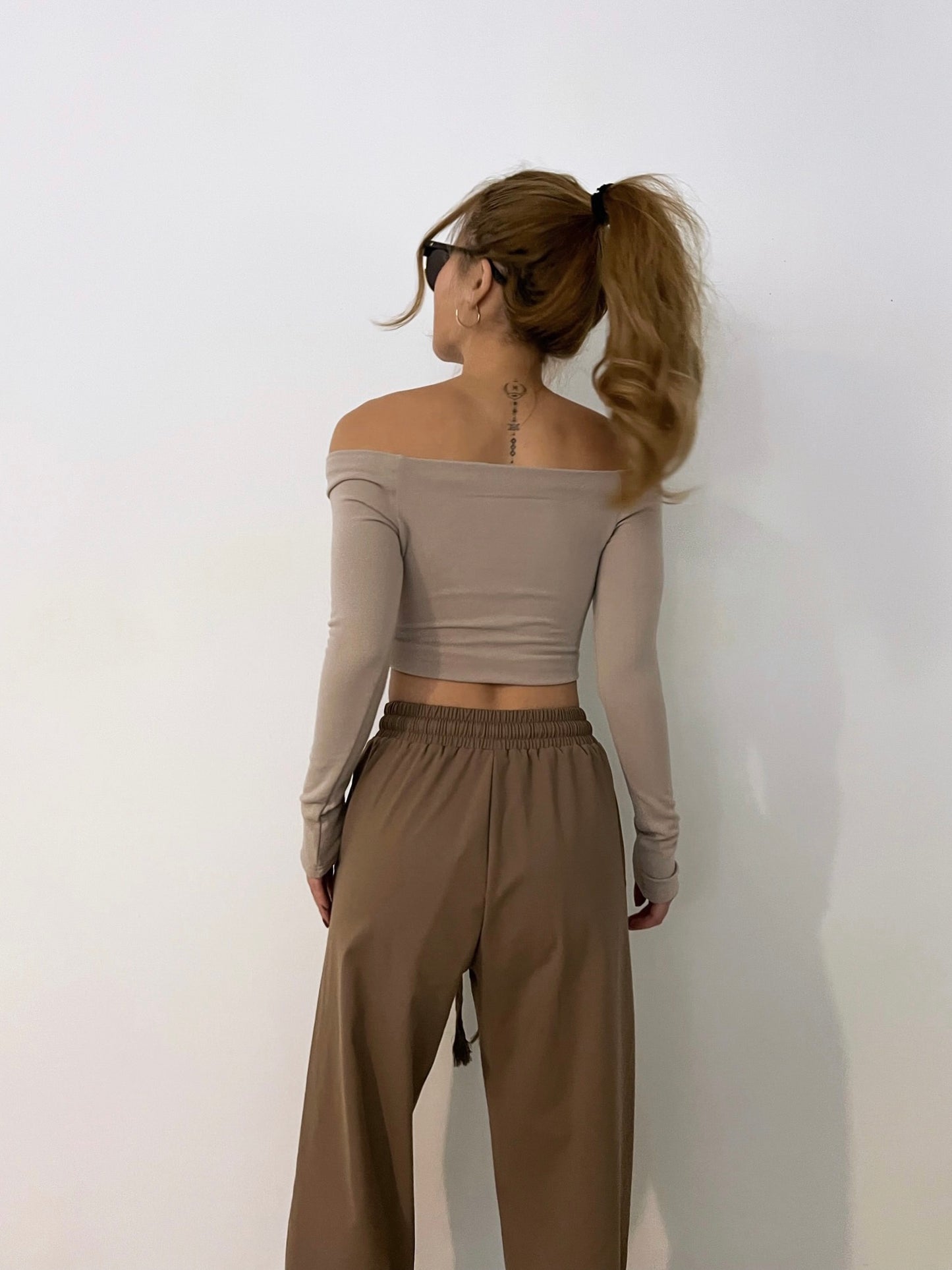 Glee Off Shoulder Crop Top