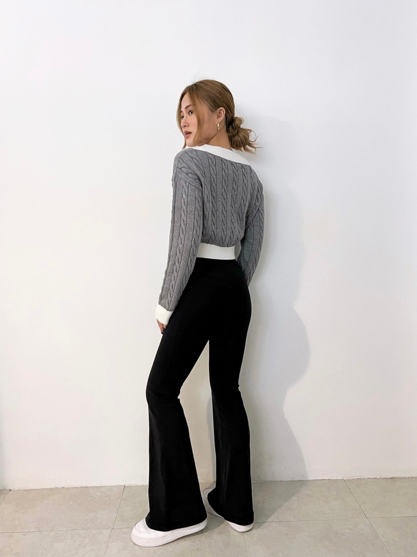 TLE College Crop Sweater