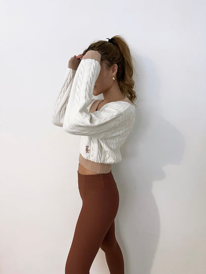 TLE College Crop Sweater